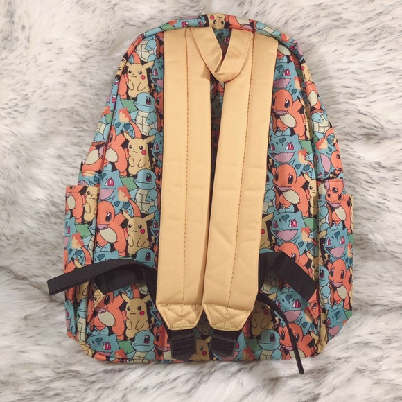 NWT Loungefly Pokémon Pikachu, Squirtle, Bulbasaur, Charmander Starter Backpack main image 6